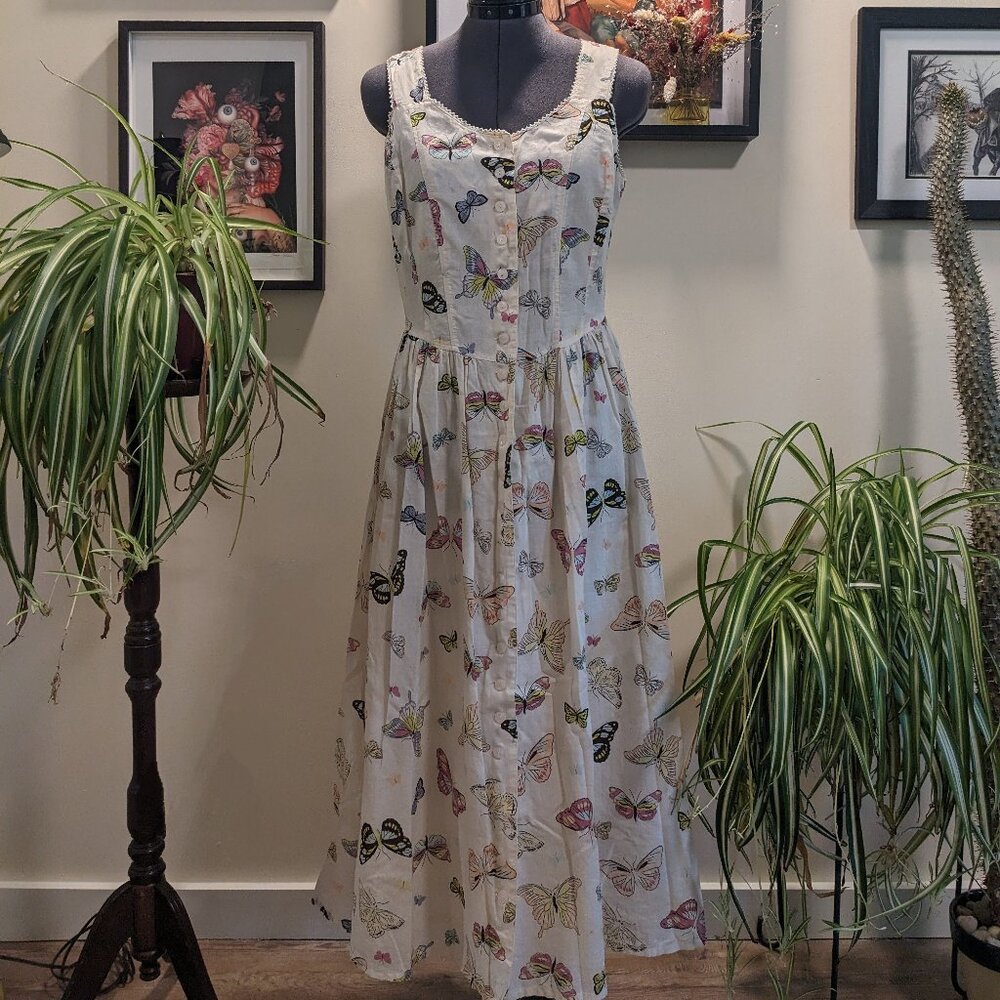 Cottagecore Butterfly Dress